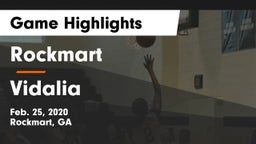 Rockmart  vs Vidalia  Game Highlights - Feb. 25, 2020