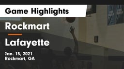 Rockmart  vs Lafayette  Game Highlights - Jan. 15, 2021