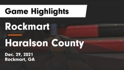Rockmart  vs Haralson County  Game Highlights - Dec. 29, 2021
