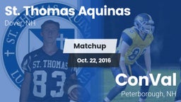 Matchup: St. Thomas Aquinas H vs. ConVal  2016