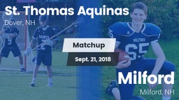 Matchup: St. Thomas Aquinas H vs. Milford  2018