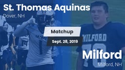 Matchup: St. Thomas Aquinas H vs. Milford  2019