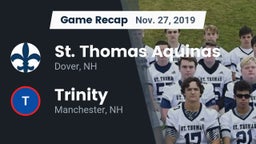 Recap: St. Thomas Aquinas  vs. Trinity  2019