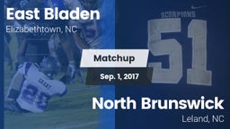 Matchup: East Bladen High vs. North Brunswick  2017