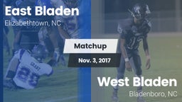 Matchup: East Bladen High vs. West Bladen  2017