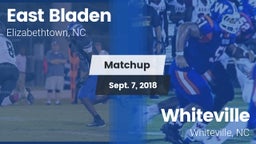 Matchup: East Bladen High vs. Whiteville  2018