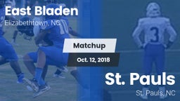 Matchup: East Bladen High vs. St. Pauls  2018