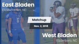 Matchup: East Bladen High vs. West Bladen  2018