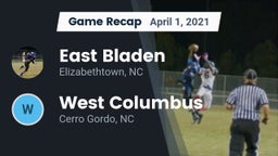Recap: East Bladen  vs. West Columbus  2021
