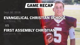 Recap: Evangelical Christian School vs. First Assembly Christian  2016