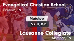 Matchup: Evangelical Christia vs. Lausanne Collegiate  2016