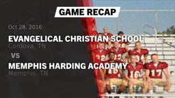 Recap: Evangelical Christian School vs. Memphis Harding Academy 2016