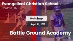 Matchup: Evangelical Christia vs. Battle Ground Academy  2017