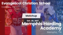 Matchup: Evangelical Christia vs. Memphis Harding Academy 2017