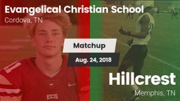 Matchup: Evangelical Christia vs. Hillcrest  2018