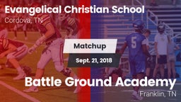 Matchup: Evangelical Christia vs. Battle Ground Academy  2018