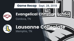 Recap: Evangelical Christian School vs. Lausanne Collegiate  2018