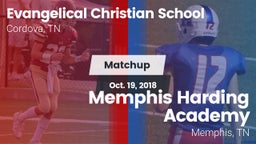 Matchup: Evangelical Christia vs. Memphis Harding Academy 2018