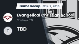 Recap: Evangelical Christian School vs. TBD 2018