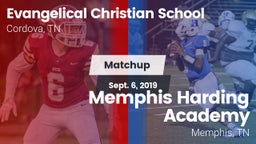 Matchup: Evangelical Christia vs. Memphis Harding Academy 2019