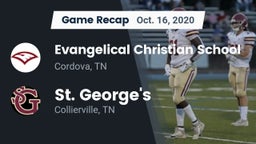 Recap: Evangelical Christian School vs. St. George's  2020