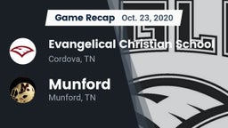 Recap: Evangelical Christian School vs. Munford  2020
