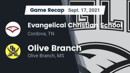 Recap: Evangelical Christian School vs. Olive Branch  2021