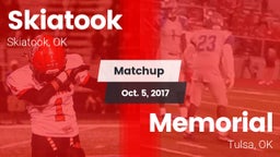 Matchup: Skiatook  vs. Memorial  2017