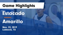 Estacado  vs Amarillo  Game Highlights - Nov. 22, 2019