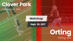 Matchup: Clover Park High vs. Orting  2017