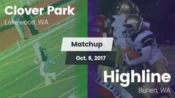 Matchup: Clover Park High vs. Highline  2017