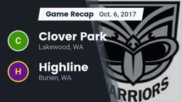 Recap: Clover Park  vs. Highline  2017