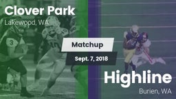 Matchup: Clover Park High vs. Highline  2018