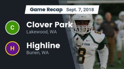 Recap: Clover Park  vs. Highline  2018