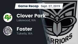 Recap: Clover Park  vs. Foster  2019