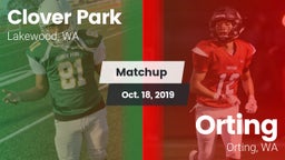 Matchup: Clover Park High vs. Orting  2019