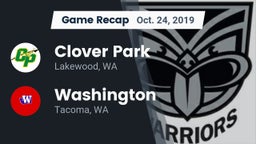 Recap: Clover Park  vs. Washington  2019