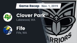 Recap: Clover Park  vs. Fife  2019