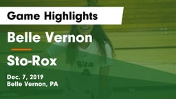 Belle Vernon  vs Sto-Rox  Game Highlights - Dec. 7, 2019