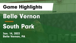 Belle Vernon  vs South Park  Game Highlights - Jan. 14, 2022