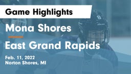 Mona Shores  vs East Grand Rapids  Game Highlights - Feb. 11, 2022