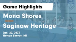 Mona Shores  vs Saginaw Heritage Game Highlights - Jan. 20, 2023