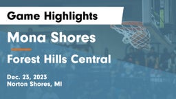 Mona Shores  vs Forest Hills Central  Game Highlights - Dec. 23, 2023