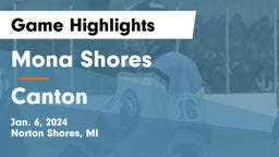 Mona Shores  vs Canton Game Highlights - Jan. 6, 2024