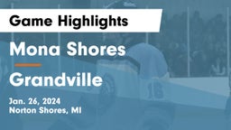 Mona Shores  vs Grandville  Game Highlights - Jan. 26, 2024