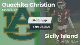 Matchup: Ouachita Christian vs. Sicily Island  2020