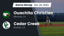 Recap: Ouachita Christian  vs. Cedar Creek  2023
