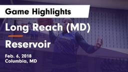 Long Reach  (MD) vs Reservoir  Game Highlights - Feb. 6, 2018
