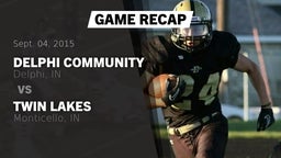 Recap: Delphi Community  vs. Twin Lakes  2015