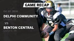 Recap: Delphi Community  vs. Benton Central  2016